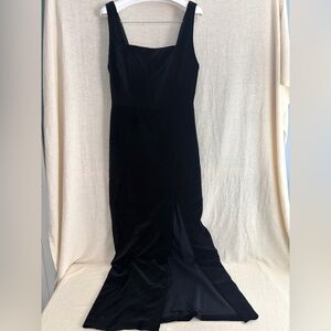 Alice and Olivia by Stacey Bendel Velvet Slit Dress